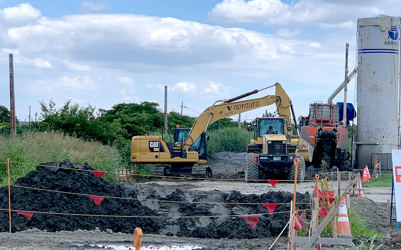 株式会社ノムラ｜中小河川改良工事（河床掘削工）