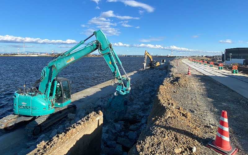 株式会社ノムラ｜中小河川改良工事（防災安全・緊急対策）