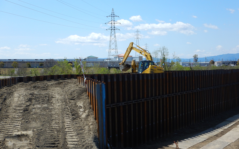 株式会社ノムラ｜犀川遊水地五六川牛牧排水樋門整備工事