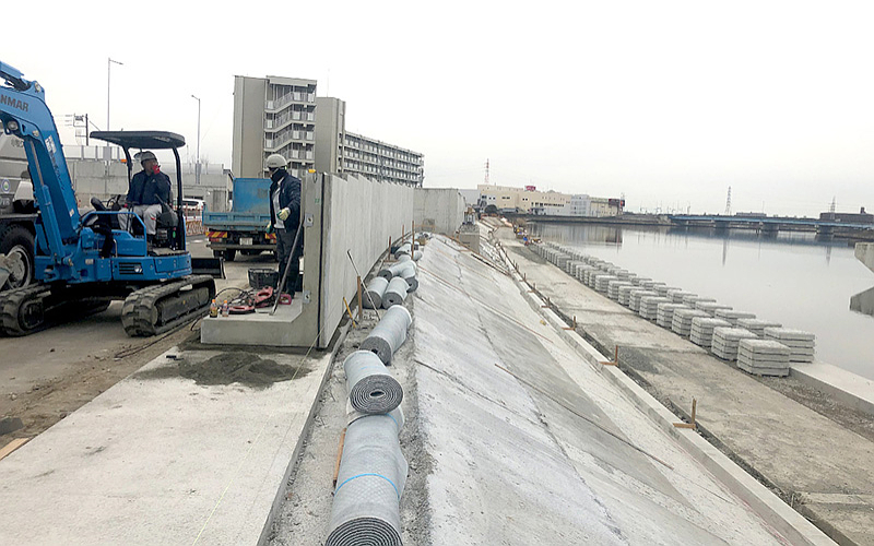 株式会社ノムラ｜正江橋（仮称）築造工事