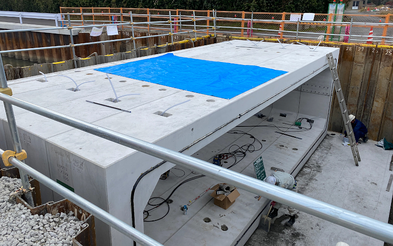 株式会社ノムラ｜地盤沈下対策事業　鵜戸川工事