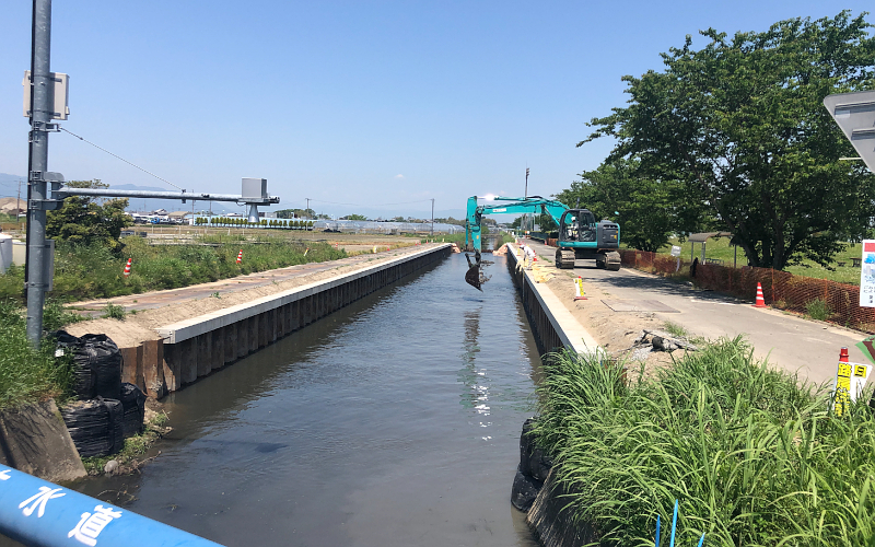 株式会社ノムラ｜地盤沈下対策事業　鵜戸川工事