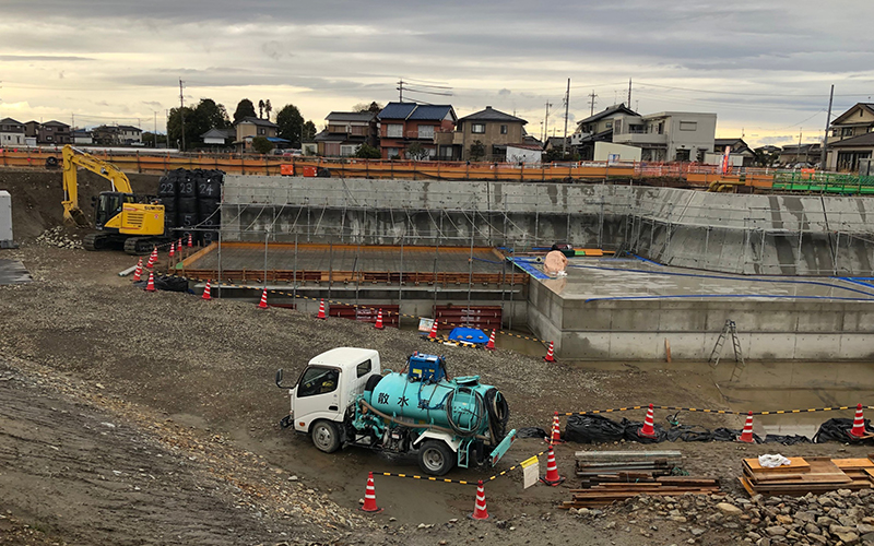 株式会社ノムラ｜庄内川水系青木川（調節池）