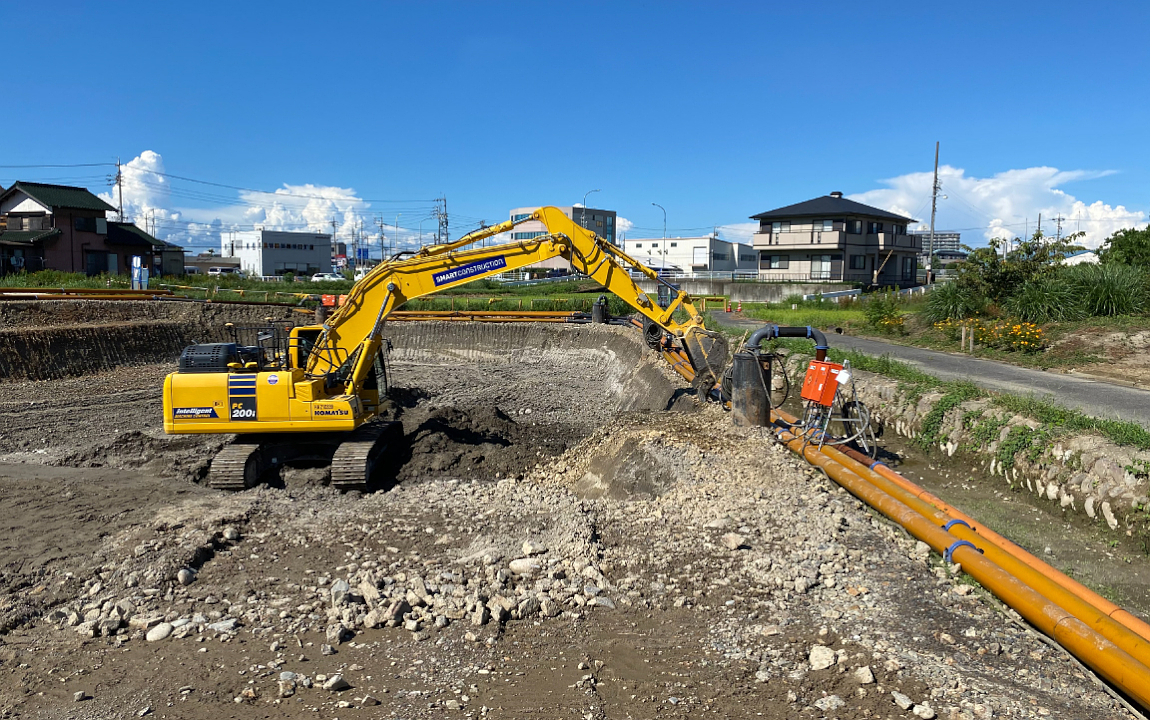 株式会社ノムラ｜庄内川水系青木川（調節池）